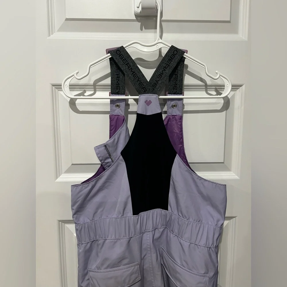Obermeyer Kids Teen Anya Bib Overalls Snow Pants- Wisteria Lavender Large/ 14 Yr